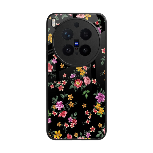 Petal Parade back phone cover | glass case for vivo x300 pro