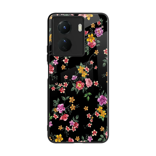 Petal Parade back phone cover | glass case for vivo y16