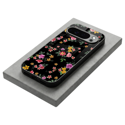 Petal Parade stylish phone case for google pixel 10 pro | glossy glass and slim fit