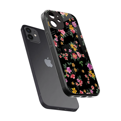 Petal Parade sleek iphone 11 cover with tempered glass back and TPU edges