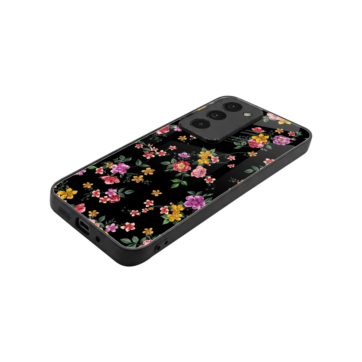 Petal Parade stylish phone case for redmi 15 5g | glossy glass and slim fit