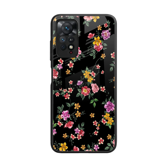 Petal Parade back phone cover | glass case for redmi note 11 pro