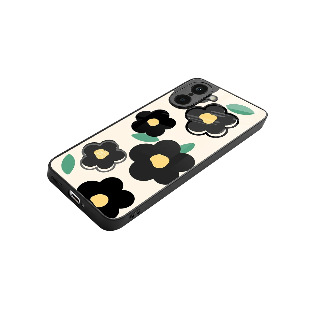 Petal Prism stylish phone case for oneplus nord ce5 5g | glossy glass and slim fit