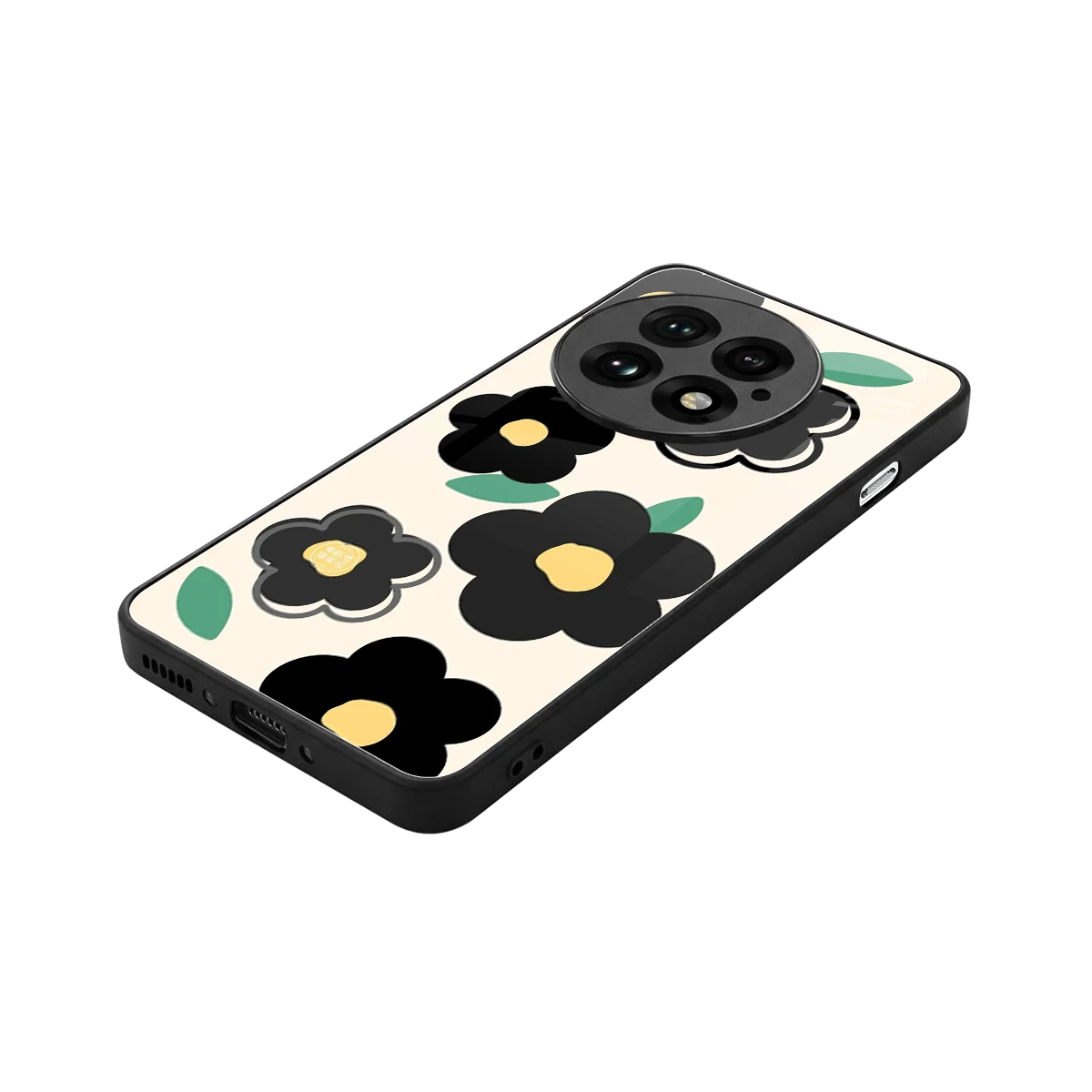 Petal Prism stylish phone case for oneplus 13 | glossy glass and slim fit