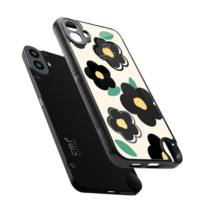 Petal Prism sleek cmf nothing phone 1 cover with tempered glass back and TPU edges