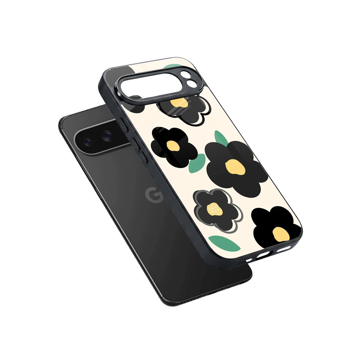 Petal Prism sleek google pixel 10 pro xl cover with tempered glass back and TPU edges