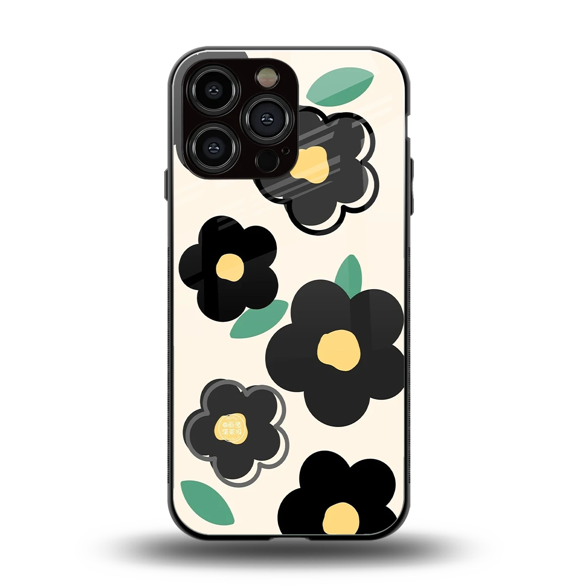 Petal Prism back phone cover | glass case for iphone 15 pro max