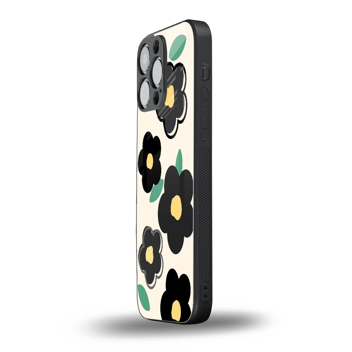 Petal Prism iphone 15 pro max mobile cover | shockproof glass phone case