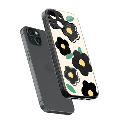 Petal Prism sleek iphone 15 cover with tempered glass back and TPU edges