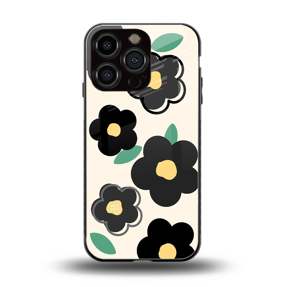 Petal Prism back phone cover | glass case for iphone 16 pro