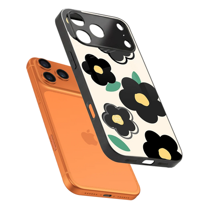 Petal Prism sleek iphone 17 pro cover with tempered glass back and TPU edges