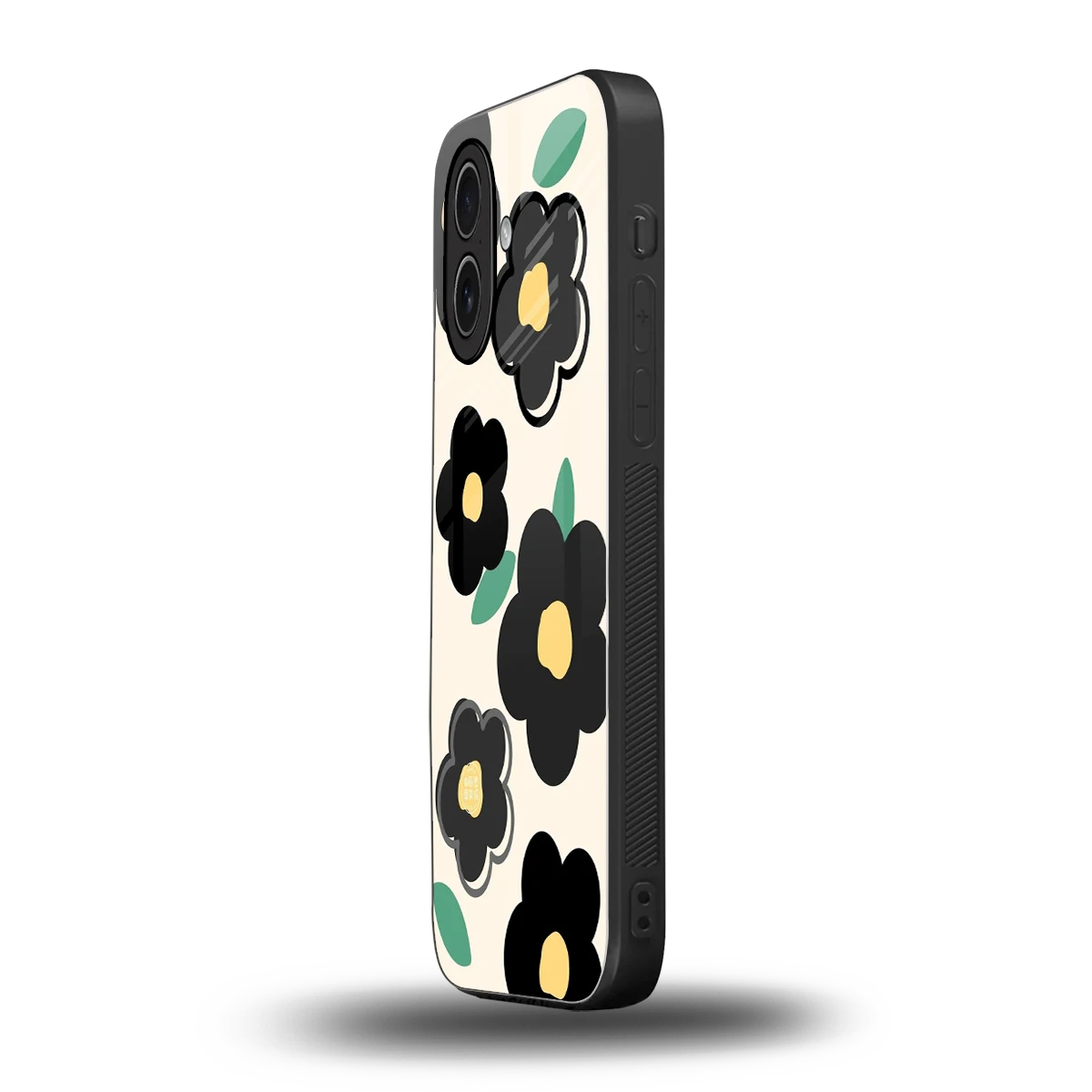 Petal Prism iphone 17 mobile cover | shockproof glass phone case