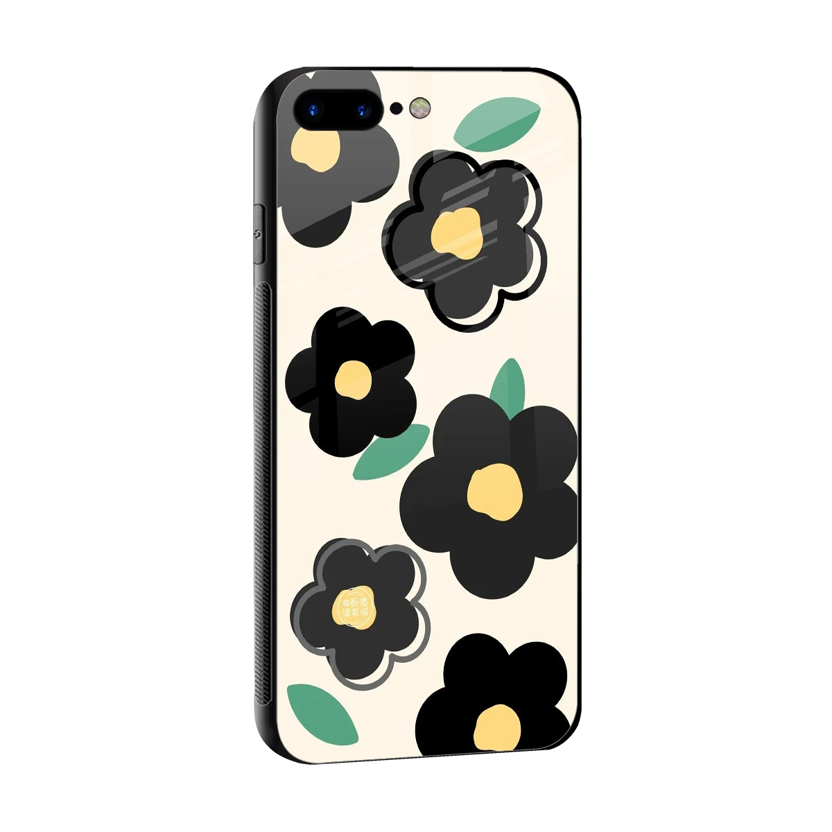 Petal Prism sleek iphone 8 plus cover with tempered glass back and TPU edges