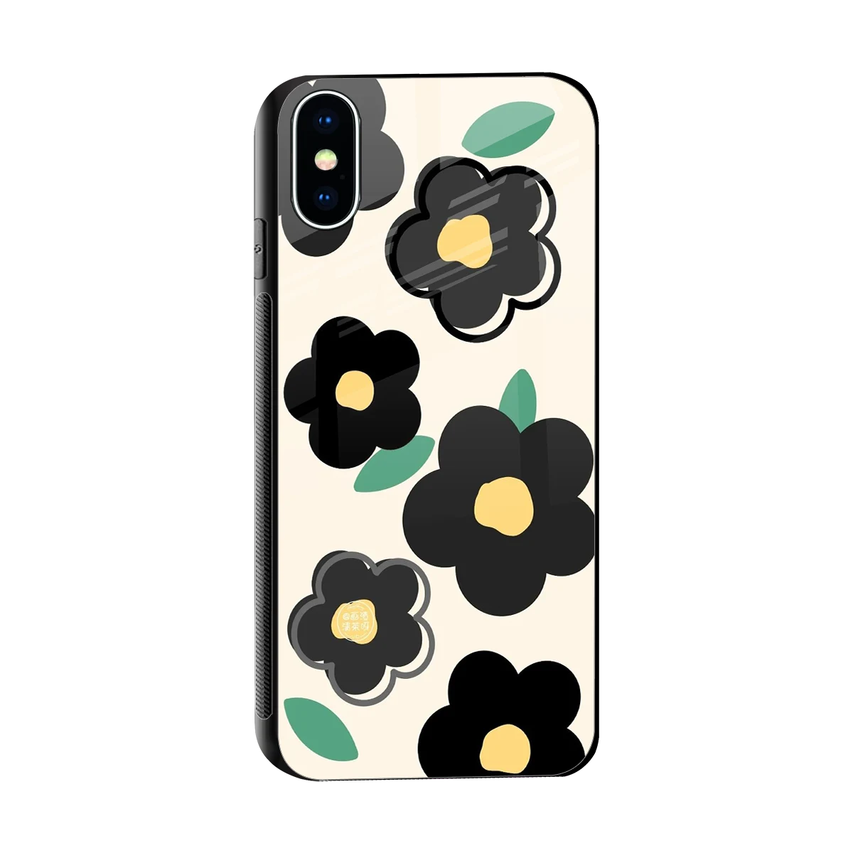 Petal Prism sleek iphone x cover with tempered glass back and TPU edges