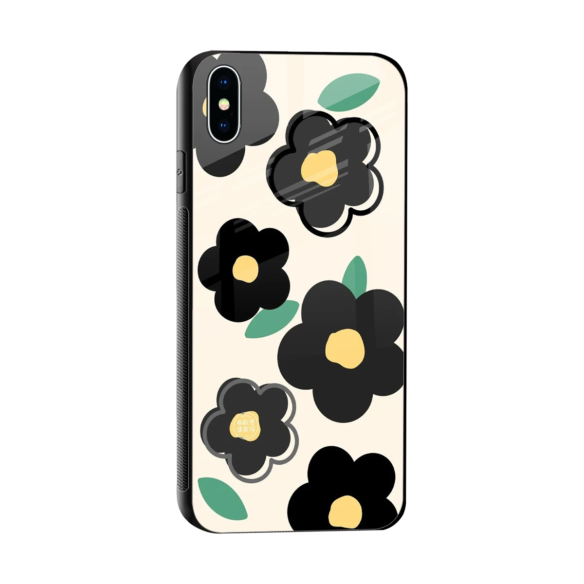 Petal Prism sleek iphone xs max cover with tempered glass back and TPU edges