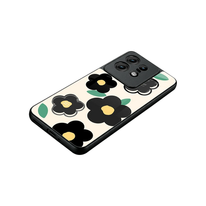 Petal Prism stylish phone case for motorola edge 50 pro | glossy glass and slim fit