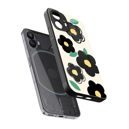Petal Prism sleek nothing phone 2 cover with tempered glass back and TPU edges