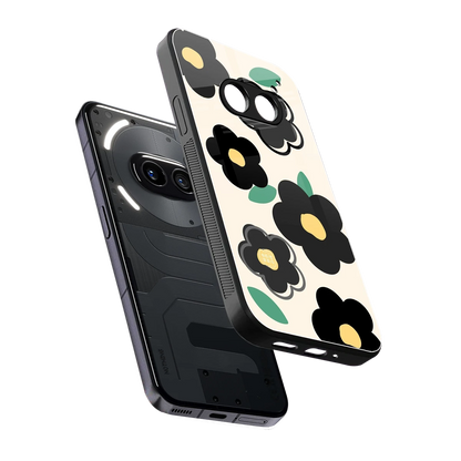 Petal Prism sleek nothing phone 2a cover with tempered glass back and TPU edges