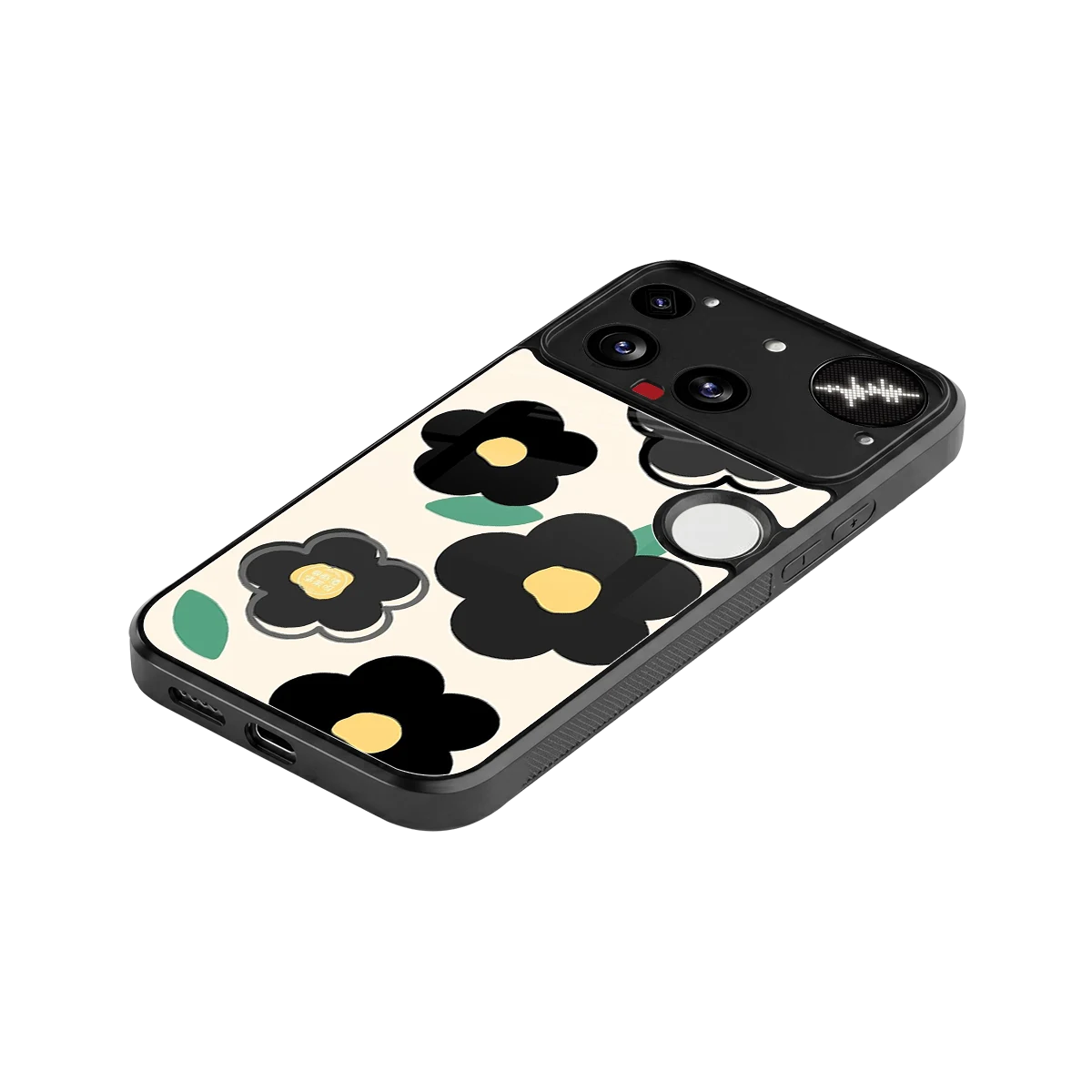 Petal Prism stylish phone case for nothing phone 3 | glossy glass and slim fit