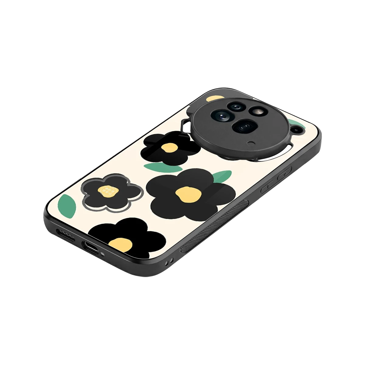 Petal Prism stylish phone case for nothing phone 3a pro | glossy glass and slim fit