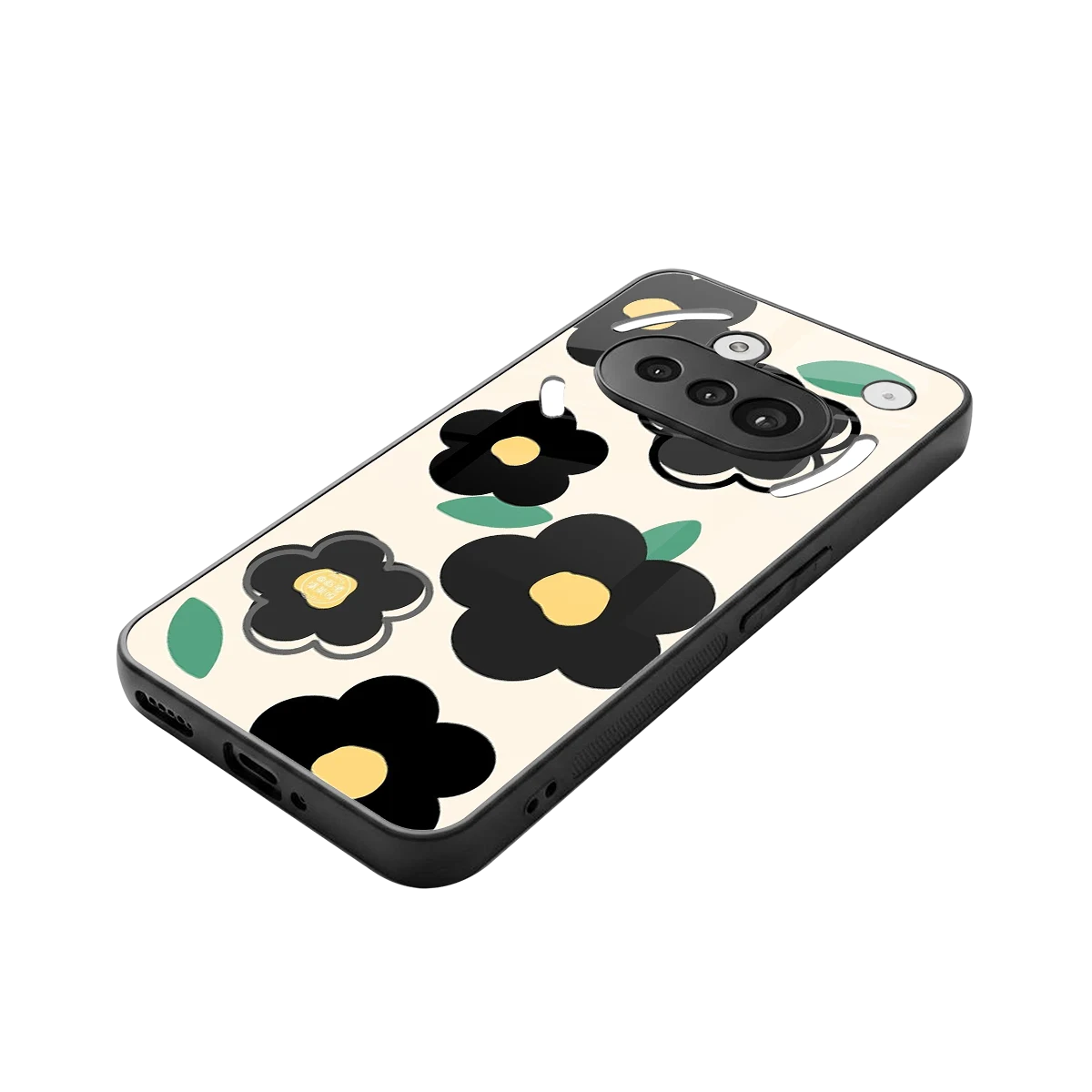 Petal Prism stylish phone case for nothing phone 3a | glossy glass and slim fit