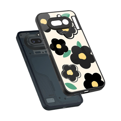 Petal Prism sleek nothing phone 4a cover with tempered glass back and TPU edges