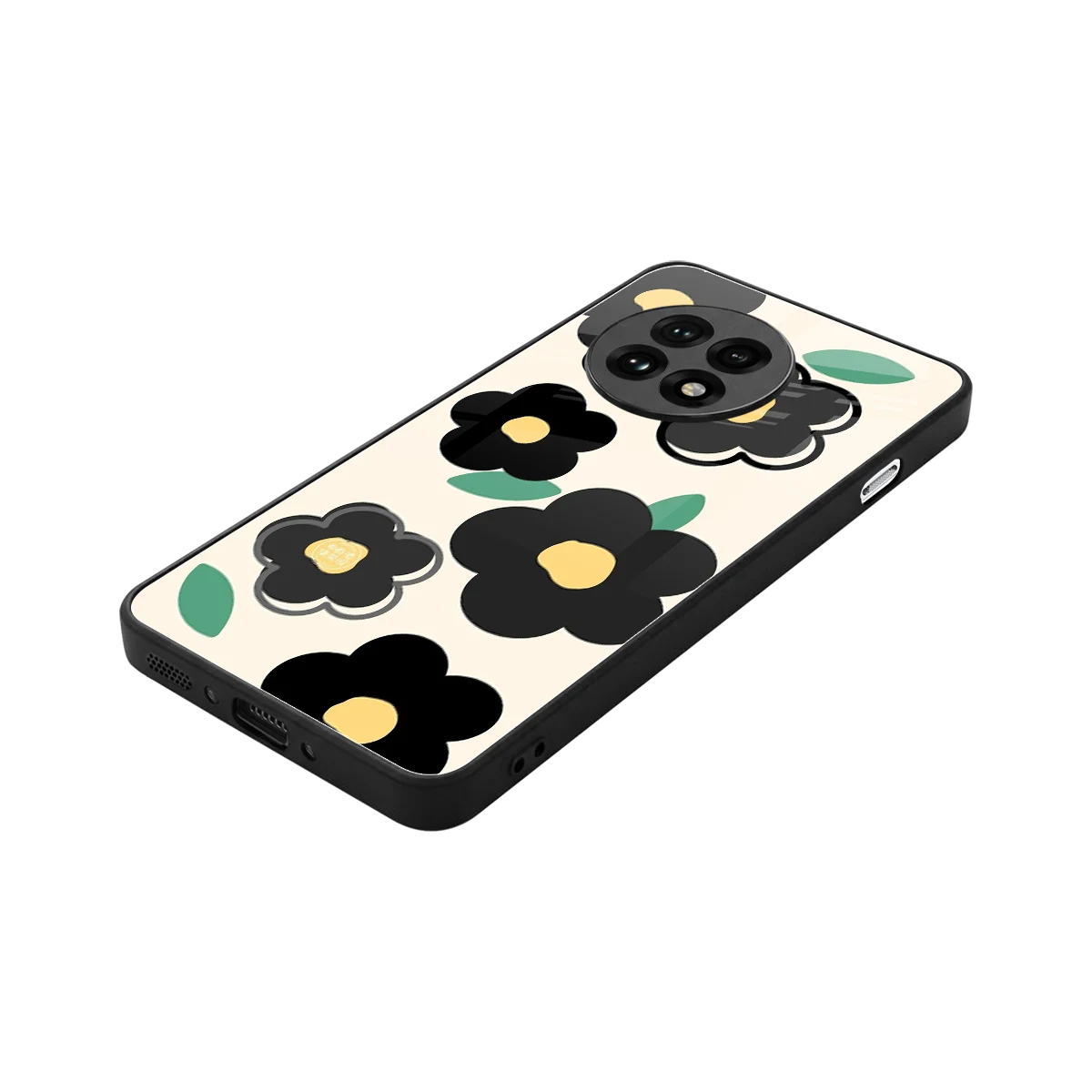 Petal Prism stylish phone case for oneplus 13r | glossy glass and slim fit