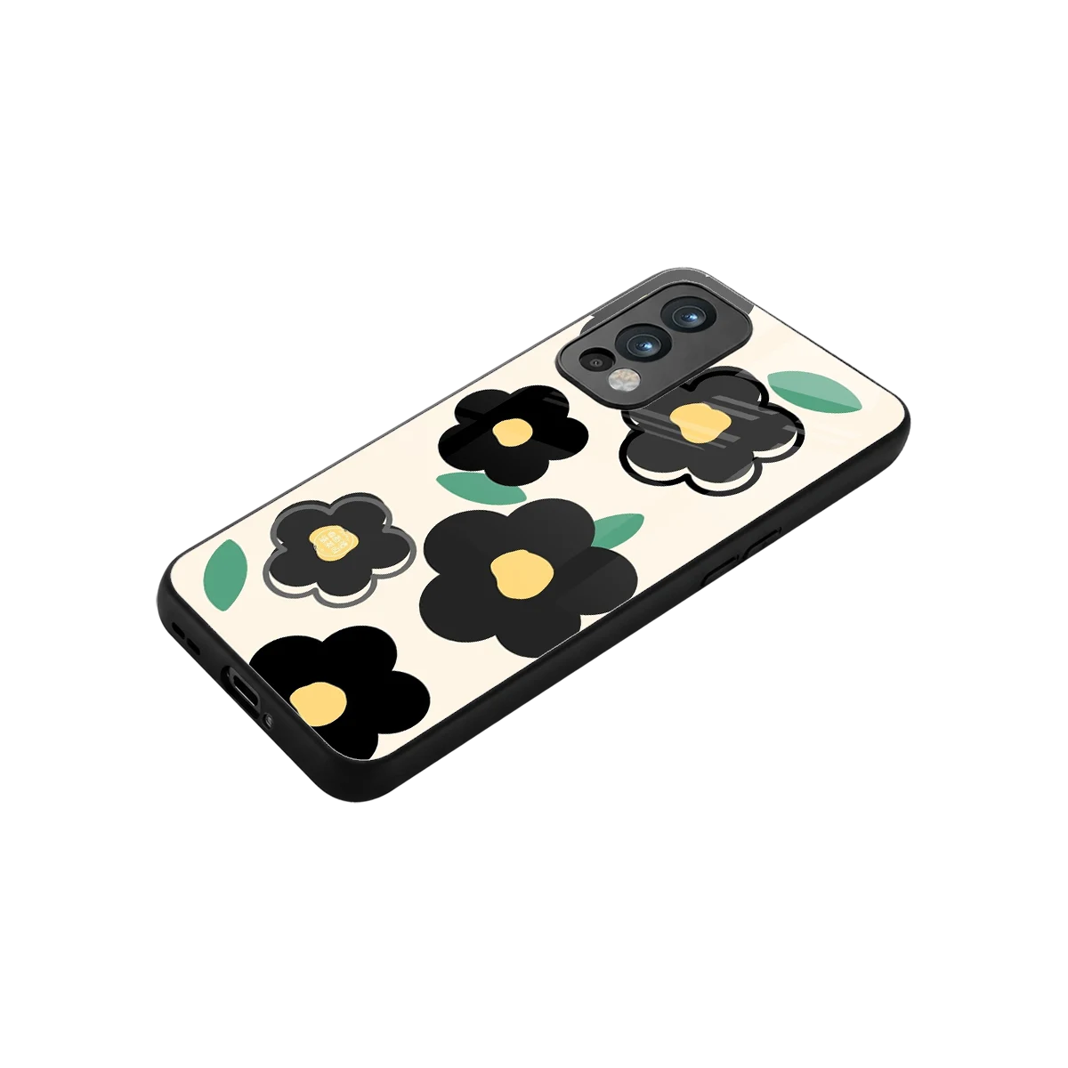 Petal Prism stylish phone case for oneplus nord 2 | glossy glass and slim fit