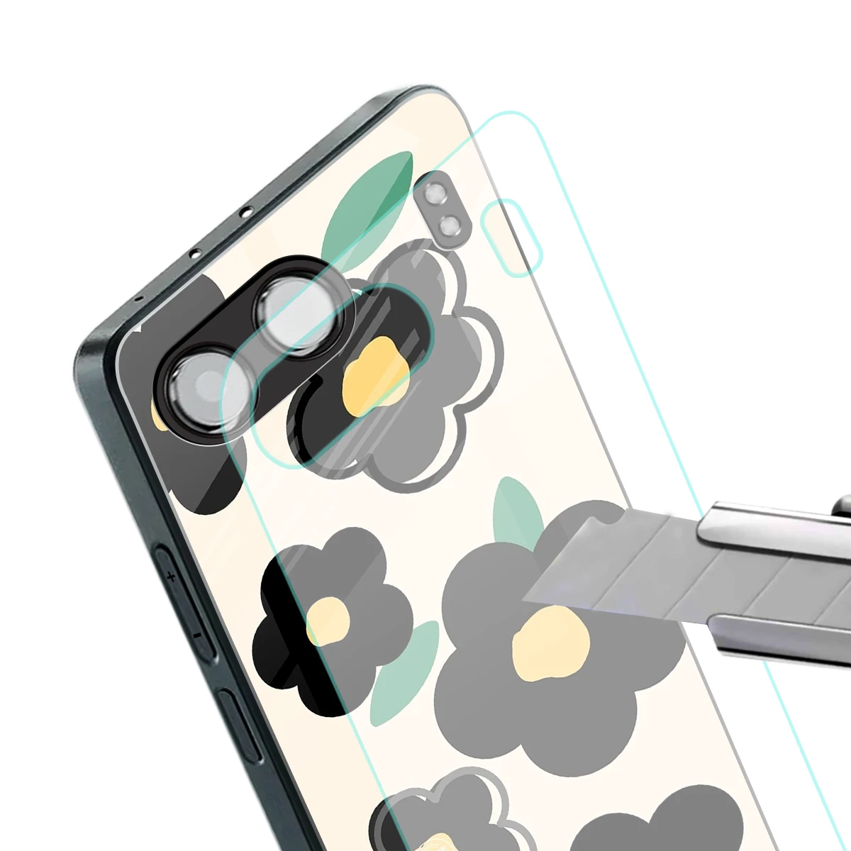 Petal Prism stylish phone case for oneplus nord 4 | glossy glass and slim fit