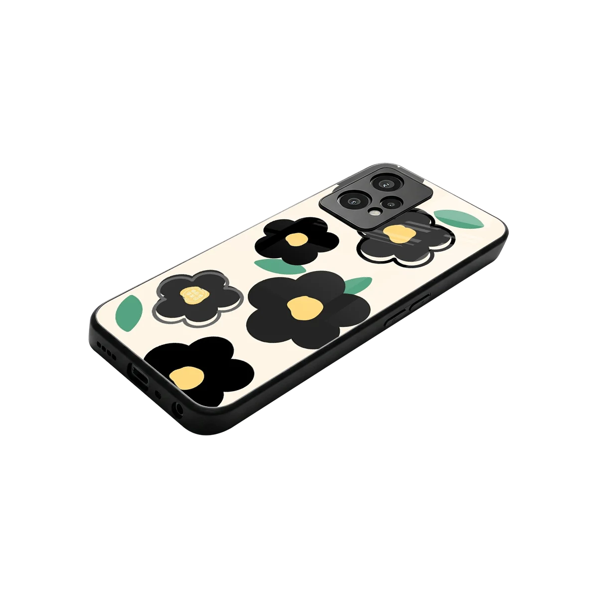 Petal Prism stylish phone case for oneplus nord ce 2 lite | glossy glass and slim fit