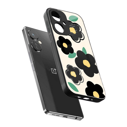 Petal Prism sleek oneplus nord ce 3 cover with tempered glass back and TPU edges