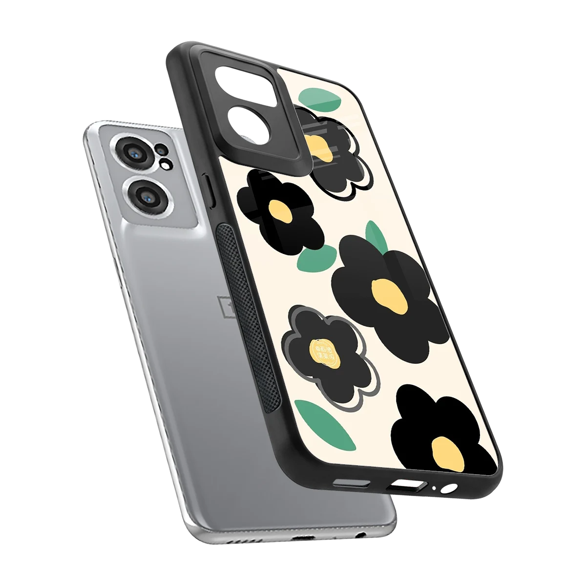Petal Prism sleek oneplus nord ce 2 cover with tempered glass back and TPU edges