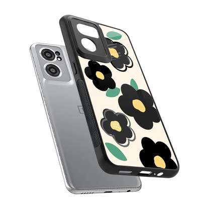 Petal Prism sleek oneplus nord ce 2 cover with tempered glass back and TPU edges