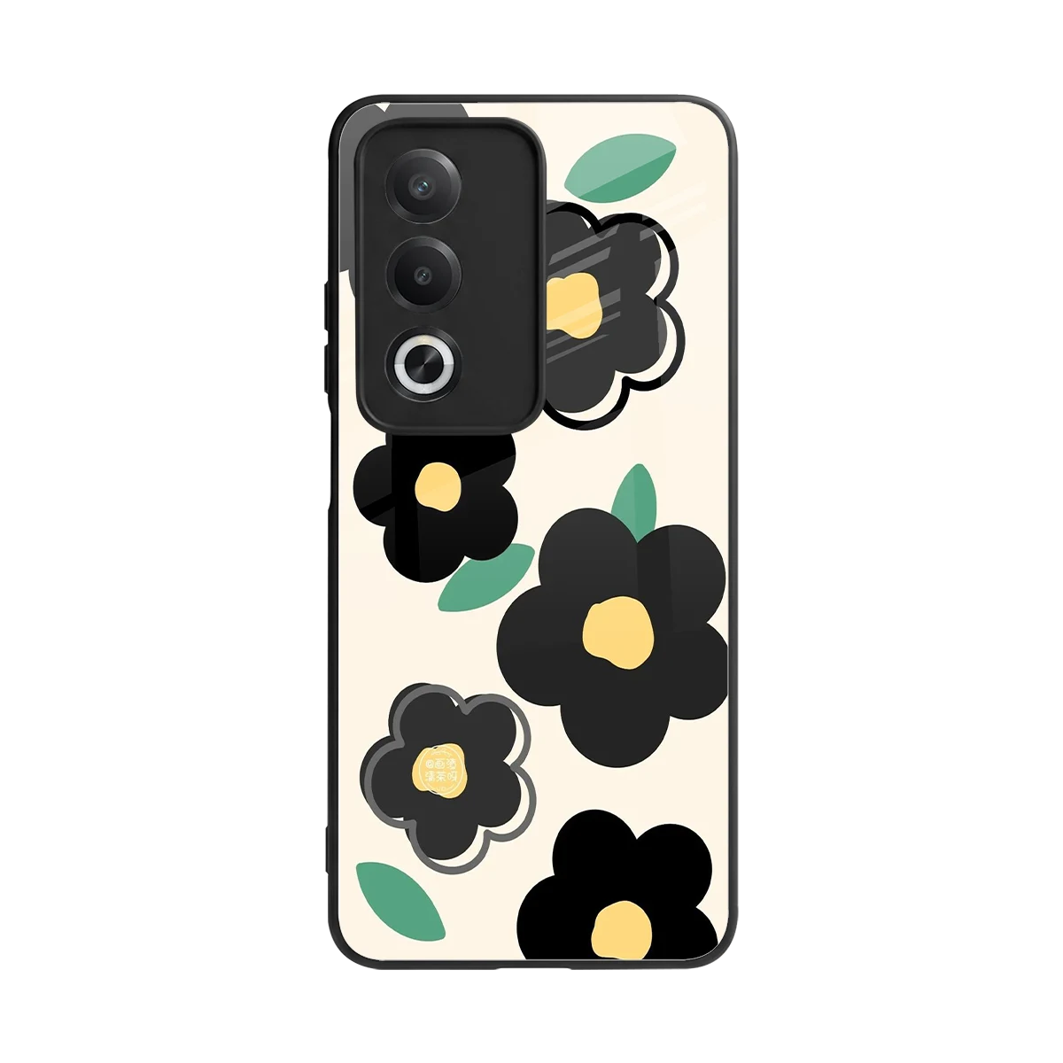 Petal Prism back phone cover | glass case for oppo a3 pro