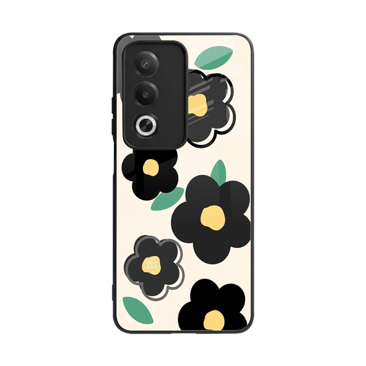 Petal Prism back phone cover | glass case for oppo a3 pro