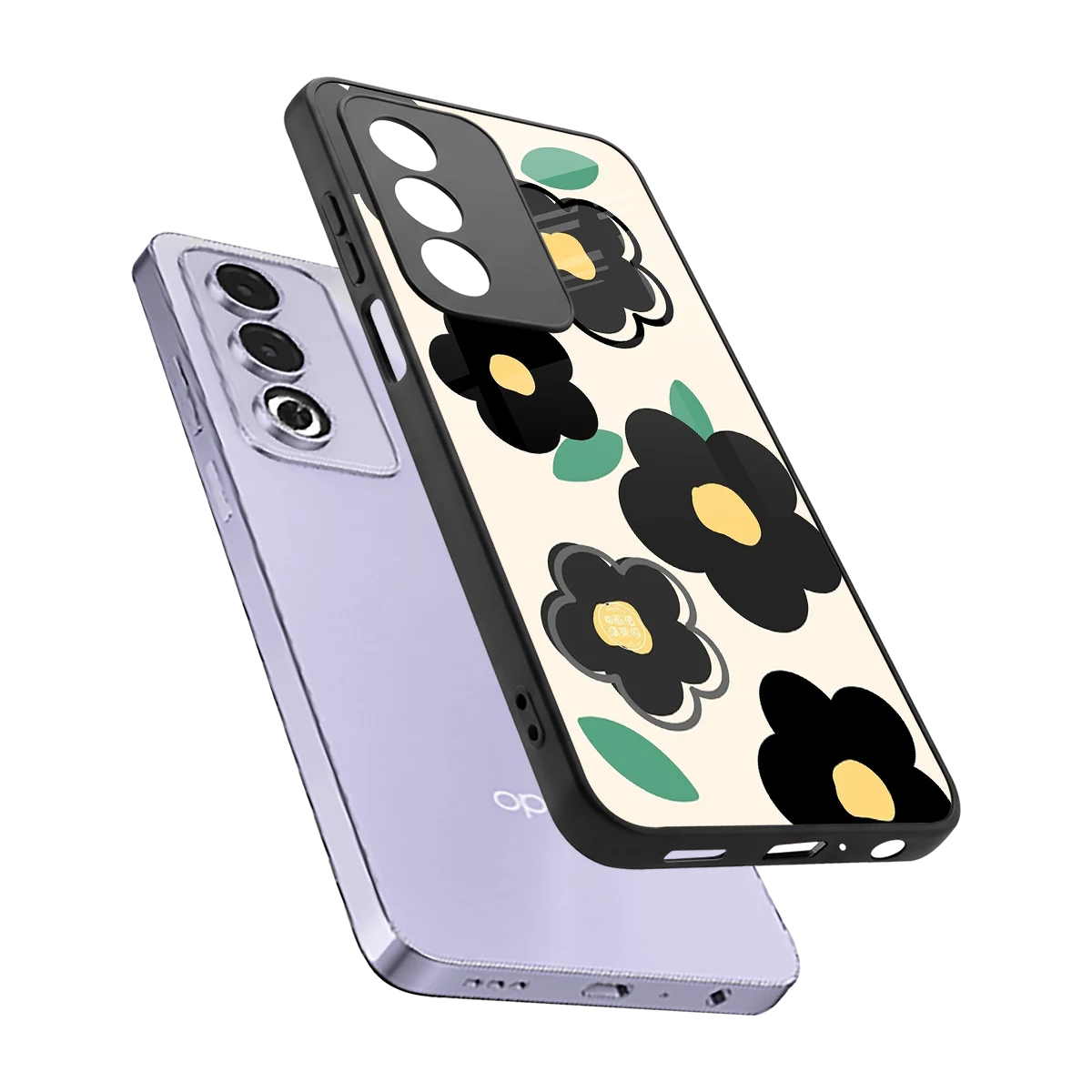 Petal Prism sleek oppo a3 pro cover with tempered glass back and TPU edges