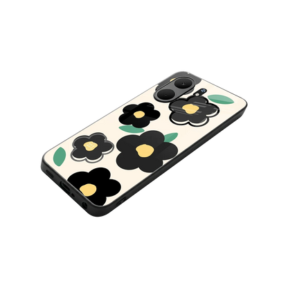 Petal Prism stylish phone case for oppo a5x 5g | glossy glass and slim fit