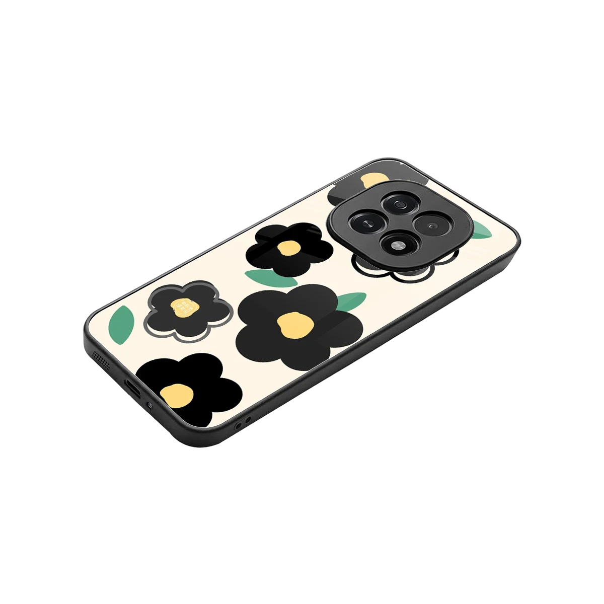 Petal Prism stylish phone case for oppo f29 5g | glossy glass and slim fit