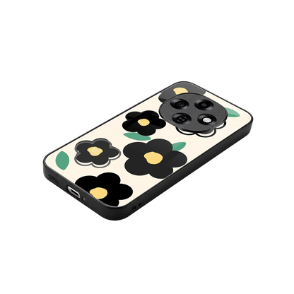 Petal Prism stylish phone case for oppo f31 pro 5g | glossy glass and slim fit