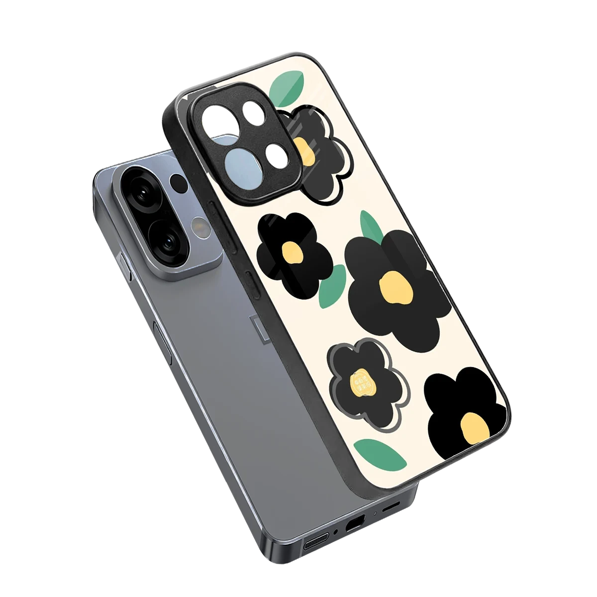 Petal Prism sleek oppo k13 5g cover with tempered glass back and TPU edges