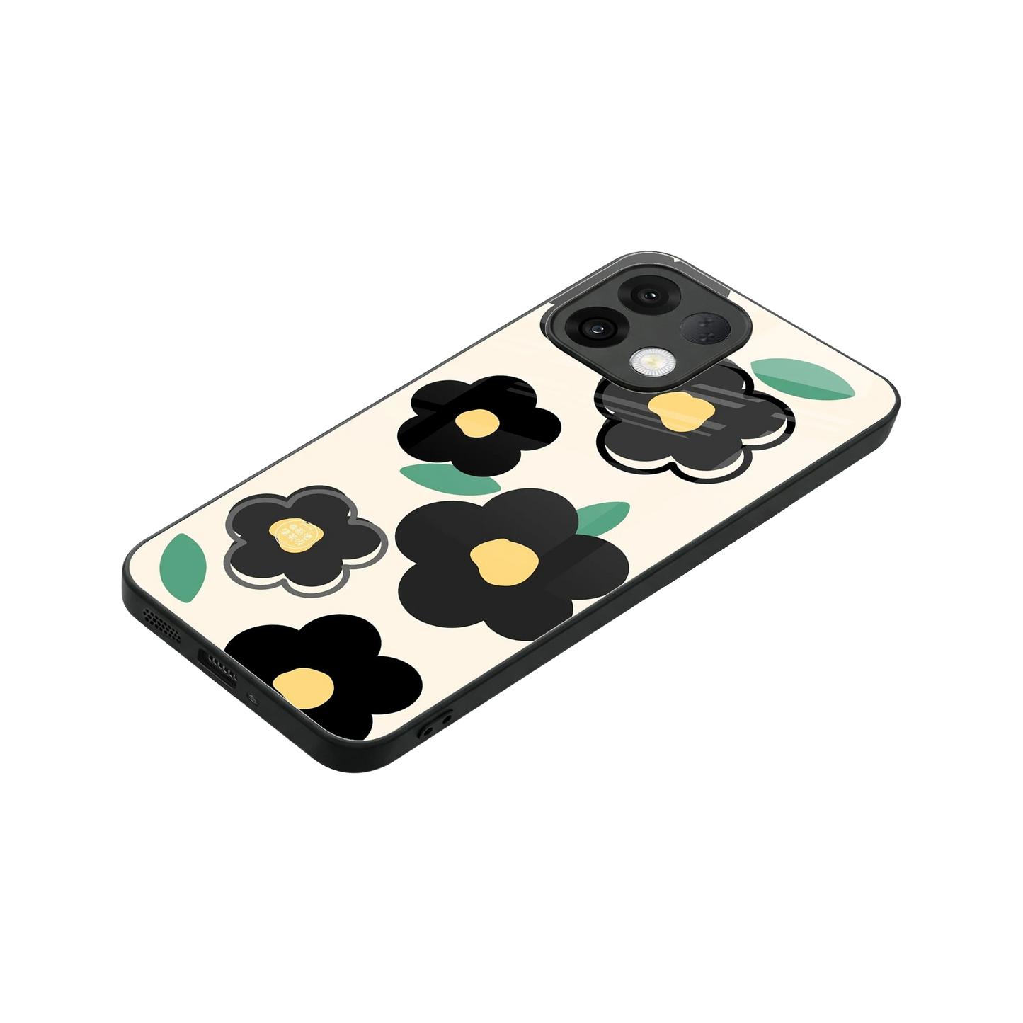 Petal Prism stylish phone case for oppo k13 5g | glossy glass and slim fit