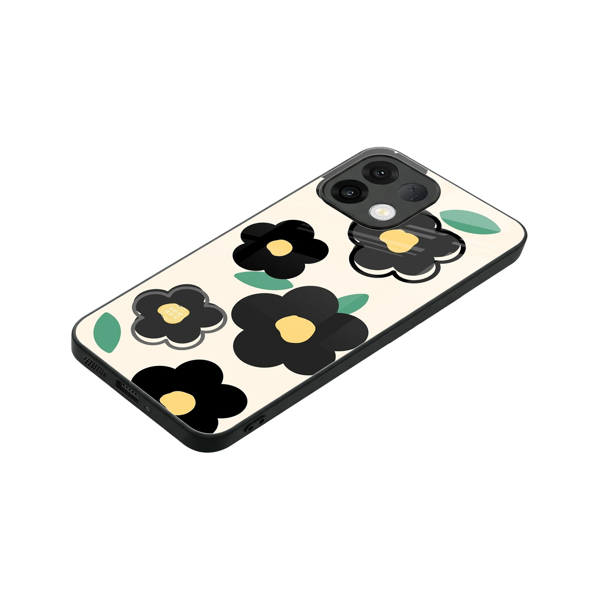 Petal Prism stylish phone case for oppo k13 5g | glossy glass and slim fit