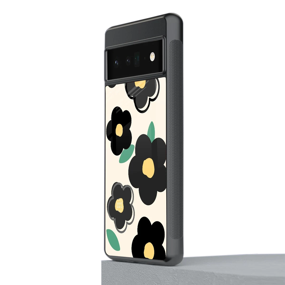 Petal Prism stylish phone case for google pixel 6 pro | glossy glass and slim fit