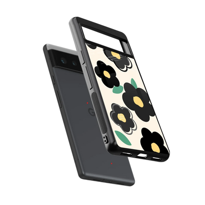 Petal Prism sleek google pixel 6a cover with tempered glass back and TPU edges