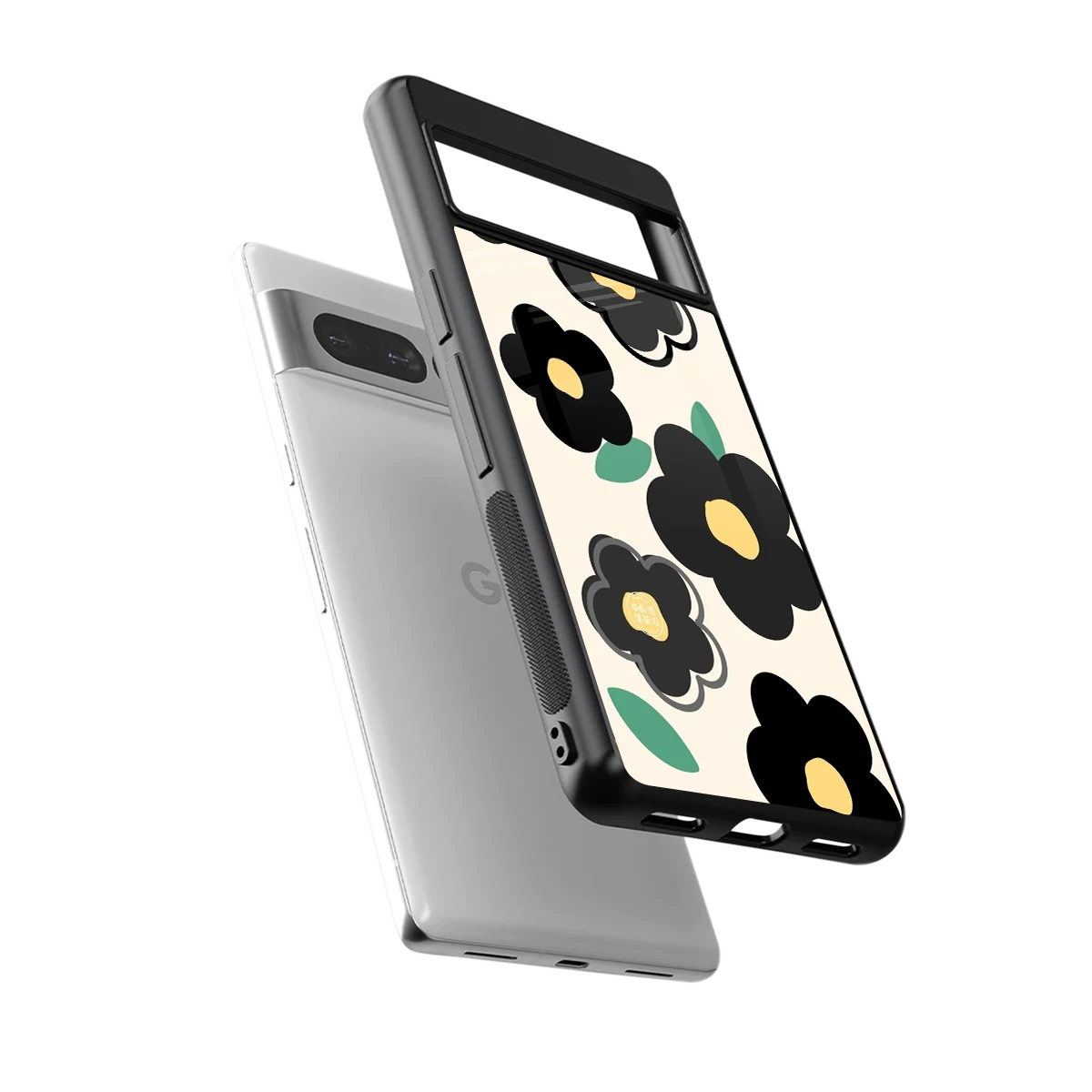 Petal Prism sleek google pixel 7 pro cover with tempered glass back and TPU edges