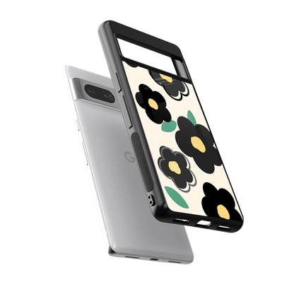 Petal Prism sleek google pixel 7a cover with tempered glass back and TPU edges