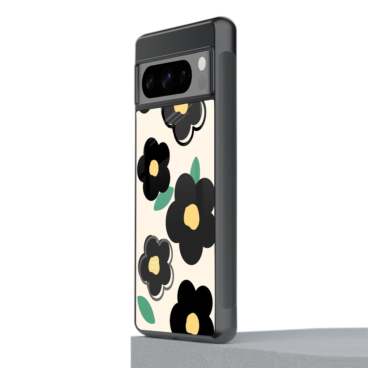 Petal Prism stylish phone case for google pixel 8 pro | glossy glass and slim fit