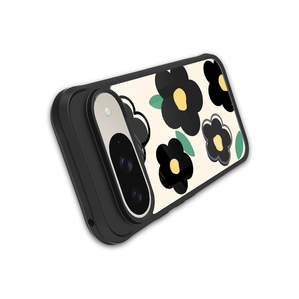 Petal Prism stylish phone case for google pixel 9 | glossy glass and slim fit