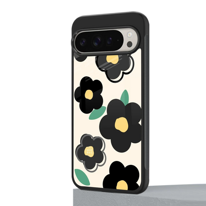 Petal Prism google pixel 9 pro mobile cover | shockproof glass phone case