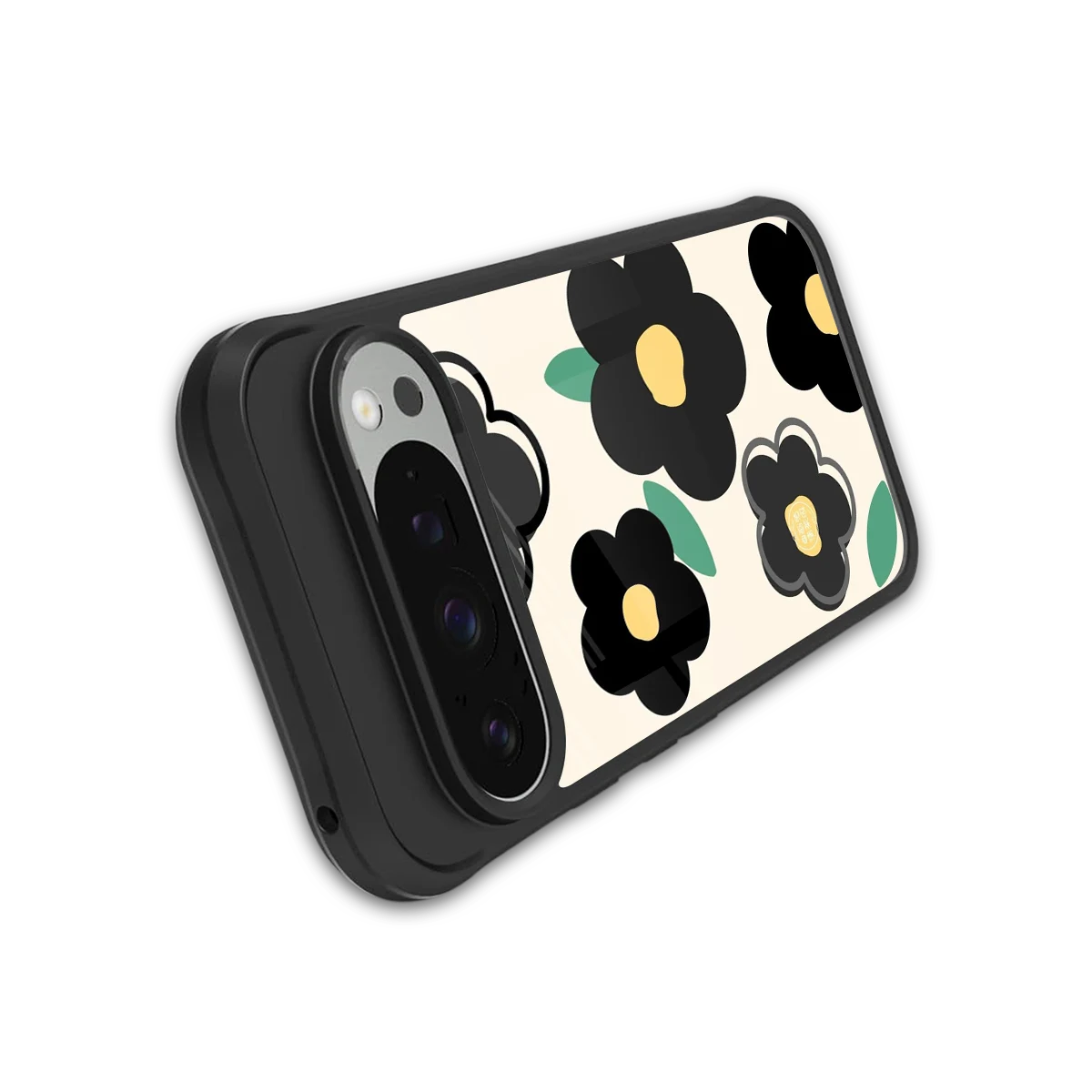 Petal Prism stylish phone case for google pixel 9 pro | glossy glass and slim fit